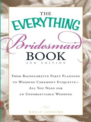 cover image of The Everything Bridesmaid Book